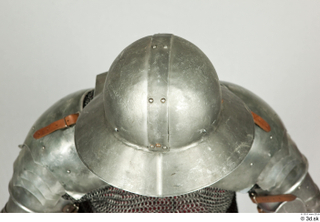  Photos Medieval Guard in mail armor 3 Medieval clothing Medieval soldier head helmet plate armor 0009.jpg